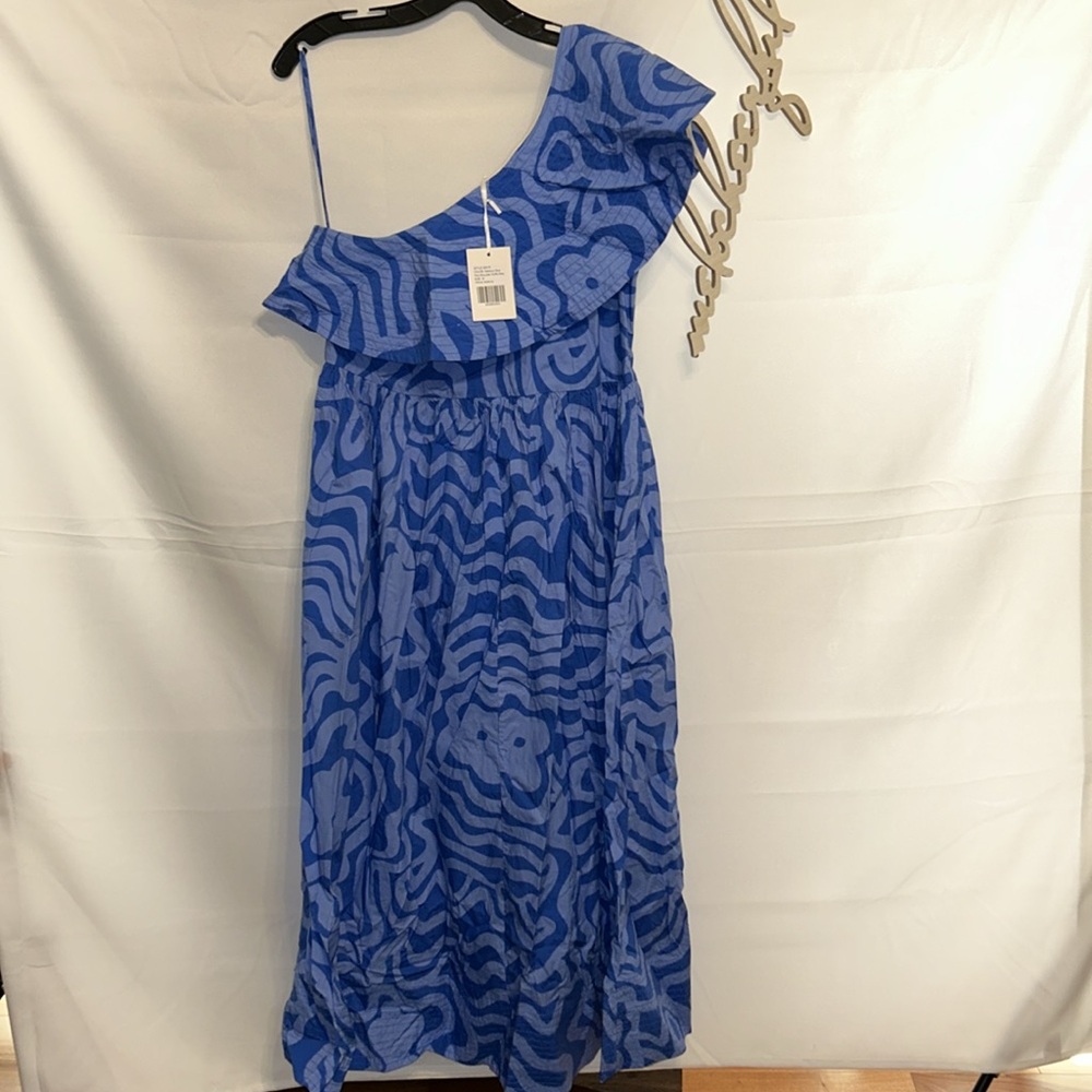 OLIPHANT
Ashbury Blue One Shoulder Ruffle Maxi - Picture 6 of 11